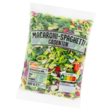 Macaroni-spaghetti of bami-nasi groenten